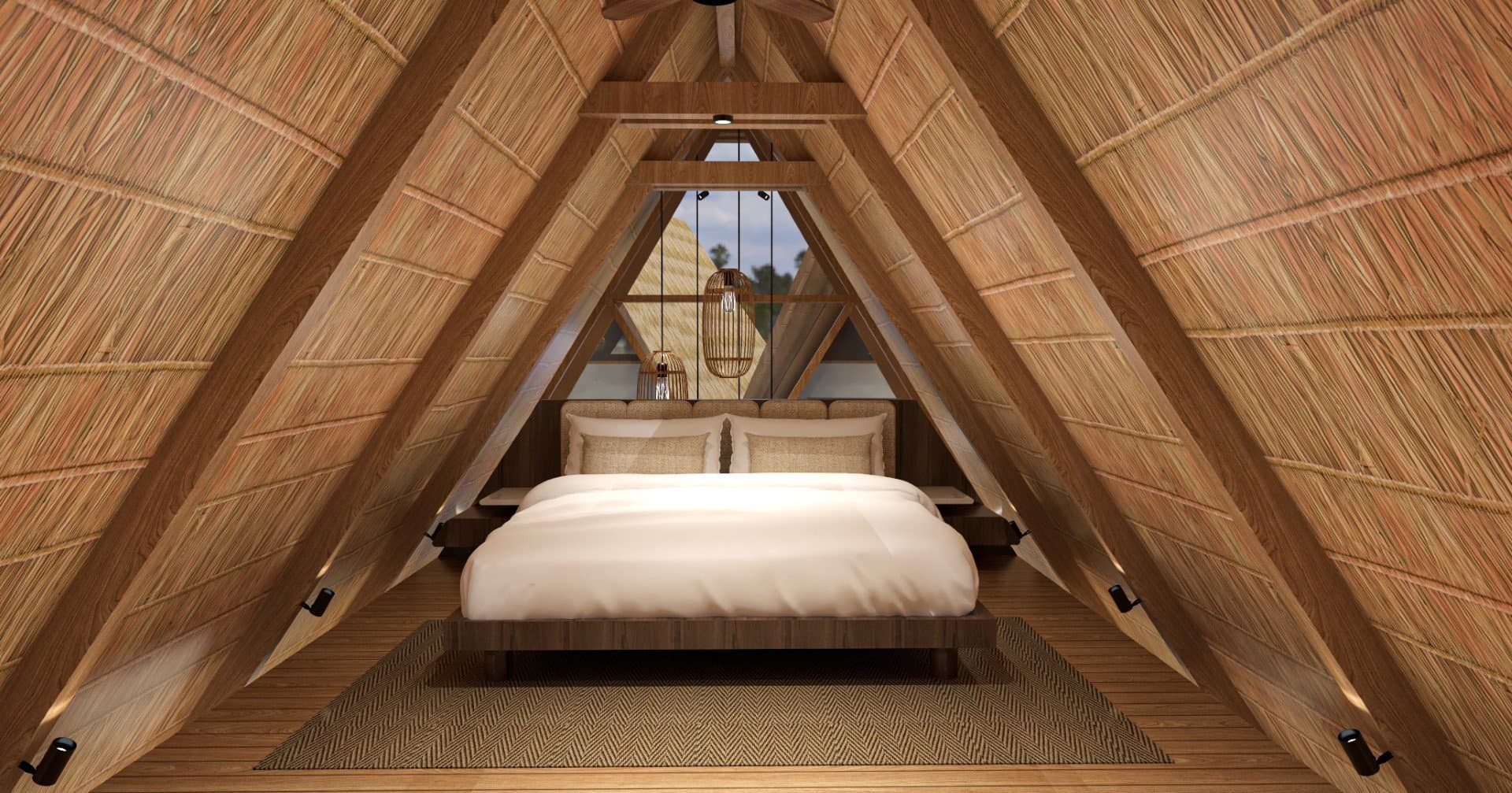 Tropical Villa Bedroom